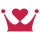 Crown with Heart logo