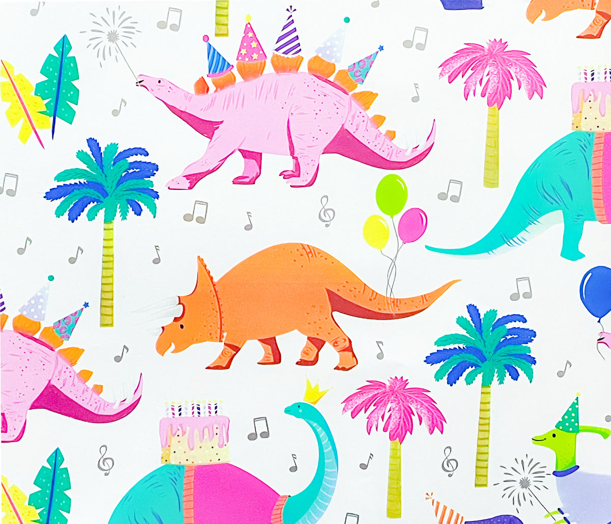 Birthday Gift Wrapping Paper Cartoon Cute Dinosaur Bear - Temu