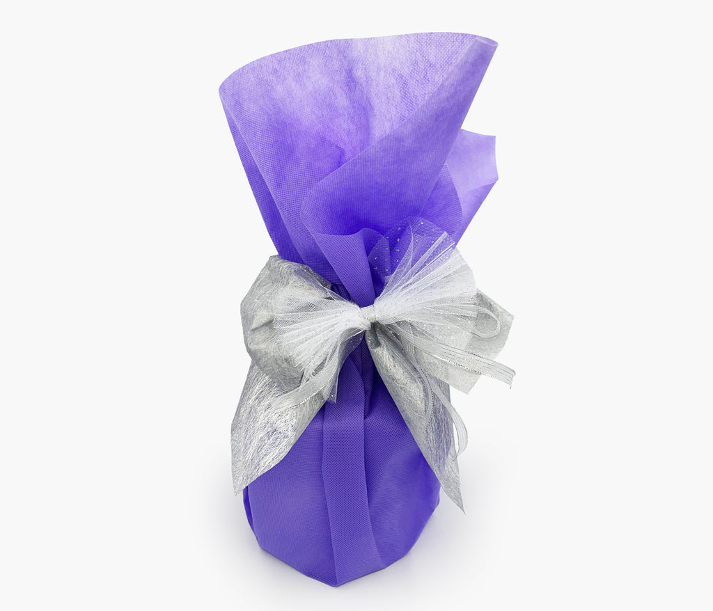 Purple Mesh | Silver and Organza Accents | Standing Candy Style
