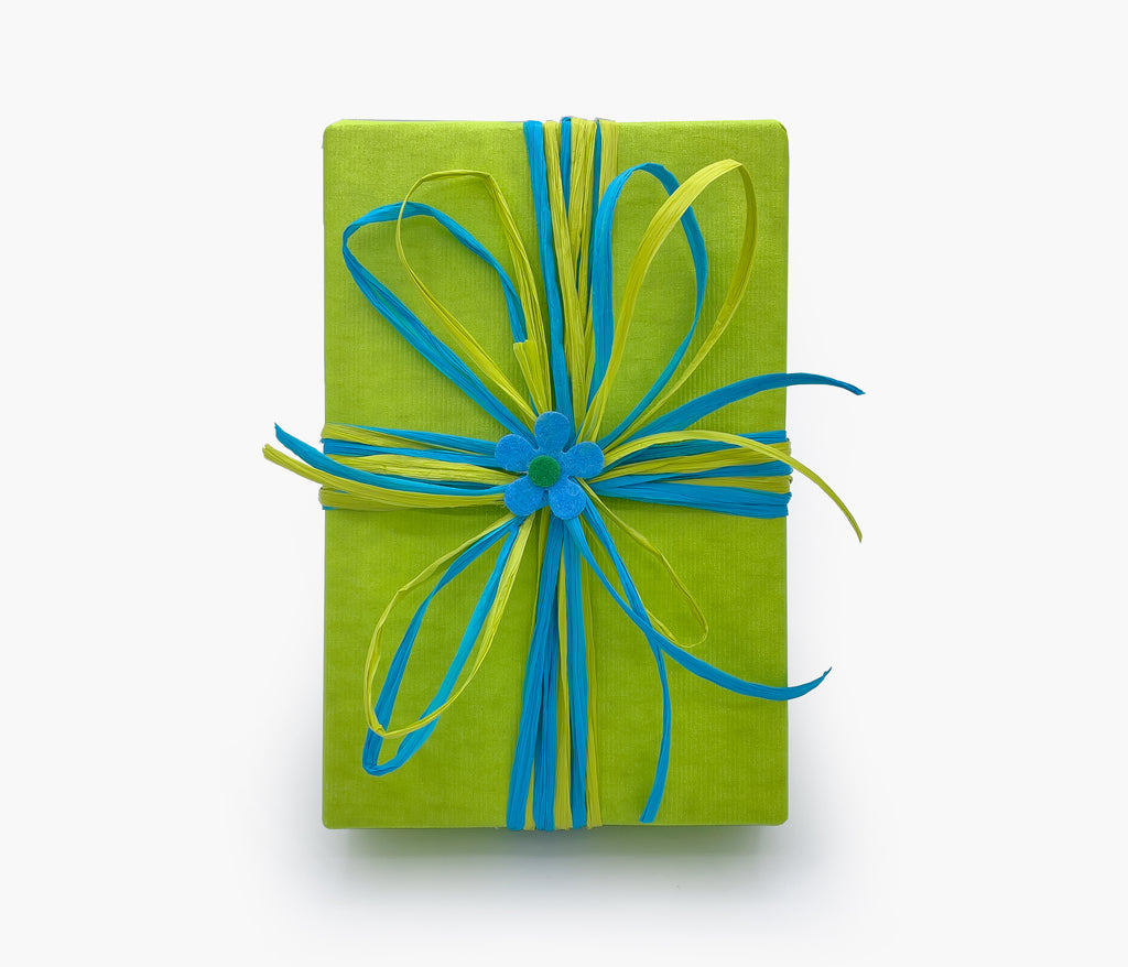 Green Series Bouquet Gift Wrapping Paper for Spring